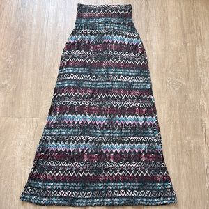Wet Seal Women’s Multicolor Maxi Skirt Size Extra Small